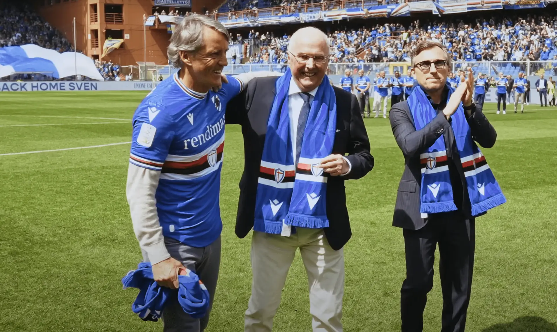 Welcome home, Sven: il backstage dell’omaggio a Eriksson